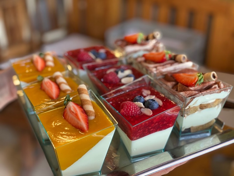 Panna Cotta s malinami